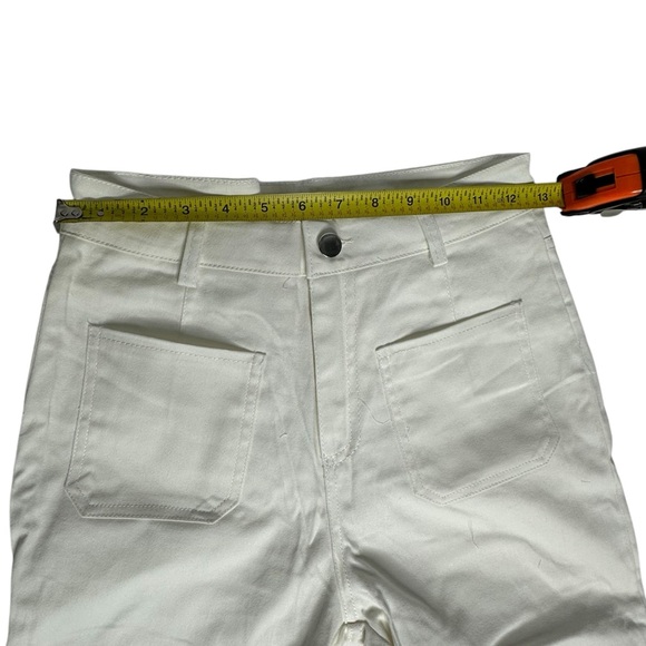 Unbranded Brand New White. Top Straight Jeans small - Picture 8 of 9